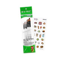 붓세트 6종 믹스 세트 수채화 납작 둥근 세필붓 환붓 평붓 그림 화방 도구 채색 용품 캘리그라피 브러쉬, 붓세트(6종)(사은품증정)