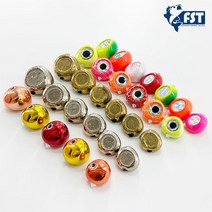 참돔 타이라바 헤드 채비 모음, 70g, E.ep green.yellow