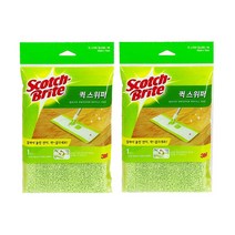 3M 스카치브라이트 퀵 스위퍼 리필 패드, 2개