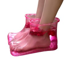 족욕신발 족욕장화 효능 목속독소제거 몸의독소빼는법, 28cm 높이 45야드 레드는 쑥 1개