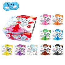 칼라천사점토 30g 슬라임DIY 슬라임만들기 액체괴물 클레이만들기 점토놀이 클레이점토, 노랑
