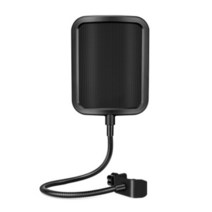 리플렉션필터Microphone Pop Filter for Mic Metal Windscreen with Flexible 360° Gooseneck Clip Dropsh, 한개옵션0