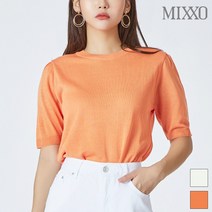 미쏘 암홀셔링 니트 반팔티셔츠 MIWKA975QT