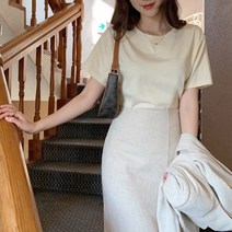 BLANC# 데일리 컬러즈 기본 반팔티