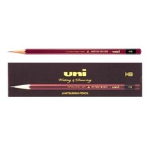 유니 연필 12자루/UNI/미쓰비시 연필/미술용/제도용, 유니연필(4B/12자루)