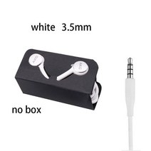무선핀마이크 삼성 호환 갤럭시 S8 S9 S10 AKG EO-IG955 헤드셋 3.5mm 이어폰 마이크 와이어 화웨이 xiaomi OnePlus 스마트 폰, 06 white no box
