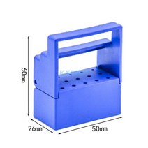피아노 색소폰 기타 악기 스탠드 받침대 15 구멍 치과 Burs 소독 상자 고속 Autoclave 실험실, [04]  High -Low speed bur