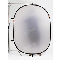 조명 반사판 사진 확산판 스탠드 대형 전신 플래시 보드, 100x150cm디퓨저+반사경브래킷