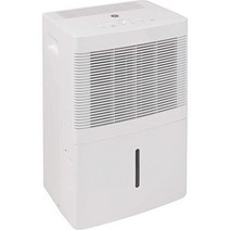 GE 휴대용 제습기 50 8L(20파인트 침실 지하실 및 차고에 추천 높은 습도 영역에 이상적 빈 버킷 알람 깨끗한 필터 경고 LED 디지털 컨트롤 화이트, 20 Pint_이전 모델