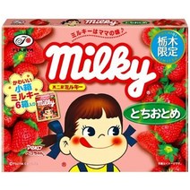 도치기현 한정 후지야 밀키 페코짱 딸기맛, 단일상품개