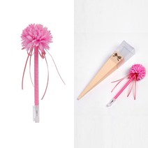 국화 볼펜 핑크 판촉볼펜 판촉물볼펜 팬시볼펜