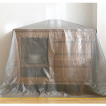 인테리어 보양비닐 바닥 공사 페인트 보양 비닐 테이프 가림막, 투명