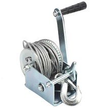 수동윈치 핸드 리프트 스태커 윈치 자동 잠금 수동 크랭크 리프팅 슬링 도구 소형 크레인