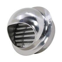 60-120mm 강철 환기 그릴 벽 구멍 커버 추출기 후드 루버 밸브 배기 팬 파이프 난방 냉각 환기 시스템, 04 100mm