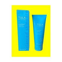 모공크림 TULA 스킨케어 So Polished Sugar 스크럽 Exfoliating Full 사이즈 2.9 온스(1온스=약30g) / 82g