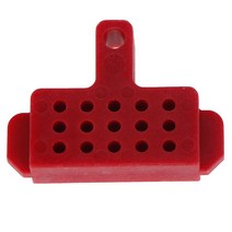 Plastic hydraulic disc brake bleed spacer block tool for hydraulic brake, 보여진 바와 같이, 1개