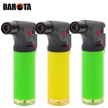 바로타 휴대용 캠핑용 미니 가스토치 라이터 세트 (충전식), 3개, DW-400
