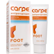 카르페 발 땀 발한 억제제 40ml Carpe Antiperspirant Foot Lotion