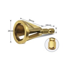 디버링 도구 스테인레스 스틸 외부 모따기 비트 상단 드릴 수리 손상된 볼트 금속 레이어 전단 커터 버 제거, [04] 04