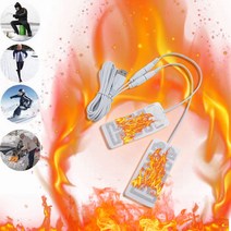 휴대용 USB 온열 장갑 패드 5V 경량 탄소 섬유 손 난방 시트 야외 캠핑 하이킹 겨울, 한개옵션0