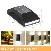 야외울타리 마당 화단 정원 가림막 울타리펜스LED 야외 방수 태양광 벽부등 울타리 데크 정원 파티오 통, 06 E_01 Warm White