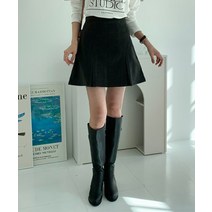 S-2XL 프릴 테니스 4부 모직 울 미니 스커트 A라인 에이라인 빅사이즈 주름 치마