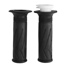 YAMAHA YZF R1 R6 FZ6 FZ1 FZ8 XJ6 MT09 MT07 XJR400 용 자전거 핸들 그립 핸들 그립, 하나, 검정