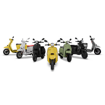 람브레타125V 22년 신형 125cc 레트로 클래식 스쿠터/베스파/장고, 블랙