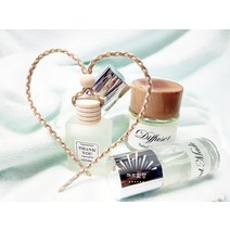 허브애향 직사각 차량용 디퓨저용기 5개입 디퓨저DIY세트, 불투명