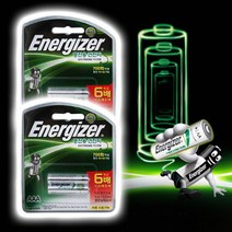 디지털가전용품 ( 에너자이저 충전지 AAA 4알 NiMH 니켈수소충전지 ) 충전건전지 에너자이져 배터리충전 충전용품 소형건전지 용산전자상가쇼핑몰, 1