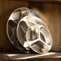 스텐 칸막이 반찬통 나눔반찬통 3칸 4칸 도시락 반찬통 찬합통 스텐 도시락통 스텐찬합 3구반찬통 스텐원형 찬합 스텐 밀폐용기, 2호(780ml)