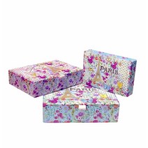 Punch Studio Paris in Bloom 네스팅 시가 박스 (60791) 3개 세트 수납박스 1308585