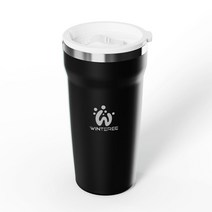 윈터리 고급 이중 진공 텀블러 540ml / 18Oz, 블랙