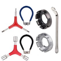 자전거 휠 스포크 도구 세트 렌치 8 웨이 림 트루잉 Y 형 육각 y형 소켓 Toosl, [04] 7 Pcs Spoke Tool, 04 7 Pcs Spoke Tool