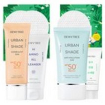 듀이트리 어반쉐이드 안티폴루션 선 SPF50+ PA++++ 50ml + 어반쉐이드 커버앤핏 선 SPF50+ PA++++ 40ml + 폼 50ml + 크림 20ml + 토너패드 3p 세트, 1세트