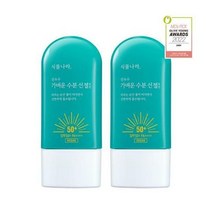 식물나라 산소수가벼운수분선크림 선젤 시카선젤로션 SPF50+ PA++++ 더블 기획 60ml+60ml
