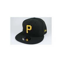 뉴에라 9FIFTY BASIC SNAPBACK 모자 캡 MLB 피츠버그파이어리츠 BLACK/GOLD ADULT