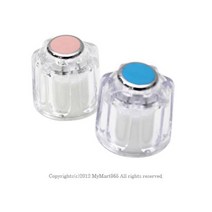 수정핸들2P 주방 욕조 세면대 연결 부품 싱크대 수전, 1개