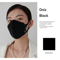 얼굴 작아보이는 마스크 써멀본드 귀가편한 연예인 운동 새부리 피부트러블없는 새부리형, L, 오닉스블랙