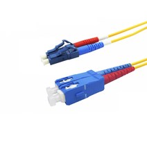 IN-LC-SC-DP-SM 15M 국산 광 점퍼코드 LC-SC-DP 싱글 15M