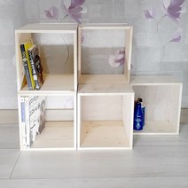 큐브박스 공간박스 우드 수납 10t, 6.투시형38x36x24cm