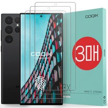 3매 갤럭시S22+ 플러스 울트라 강화 아크릴유리 액정보호 필름, [총3매]좌우시선차단사생활보호필름