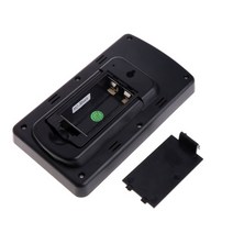 우량계 우량계강수량 디지털우량계 측우기 강우량측정우량계 강수량측정기 디지털 가정용측우기 날씨 악기 정원 실내 온도 센서 무선 디지털 측정 도구 휴대용 집 실용적인 플라스틱, 없음