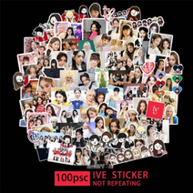 1+1 아이브 굿즈 스티커 아이돌 100장, 100매-IVE-스티커