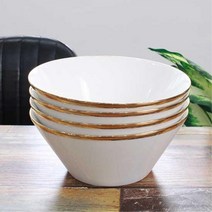 손님대접용 깔끔한 삼각 면기 화이트 그릇 탕그릇 비빔밥 콩쿡수 국그릇 가게 떡국 볶음밥
