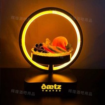 LED쟁반 클럽 홈파티트레이 샴페인 과일 라운지 양주, E