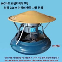 옥상환풍기 굴뚝환풍기 베란다환풍기 연기배출기 유도농촌 강 흡연배흡연 동북 강 특수 바람, 12.100와트 큰 입 25cm