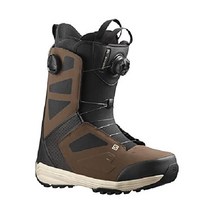 살로몬(SALOMON) 스노보드 부츠 L41698900 BOA22-23년모델 남자용, 브라운/블랙/세이지