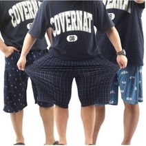 쿨링 남자 여름 냉장고 반바지 프리사이즈 남성 프린팅 5부 팬츠