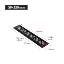 에어 벤트 벽 프리미엄 교체 환기 커버 50x150-400mm 찬장용 다용도 액세서리, 01 50x150mm